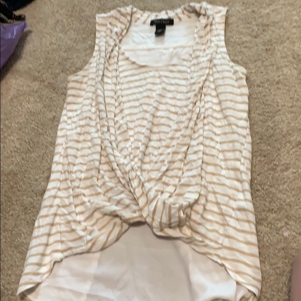 Cross cross front tank